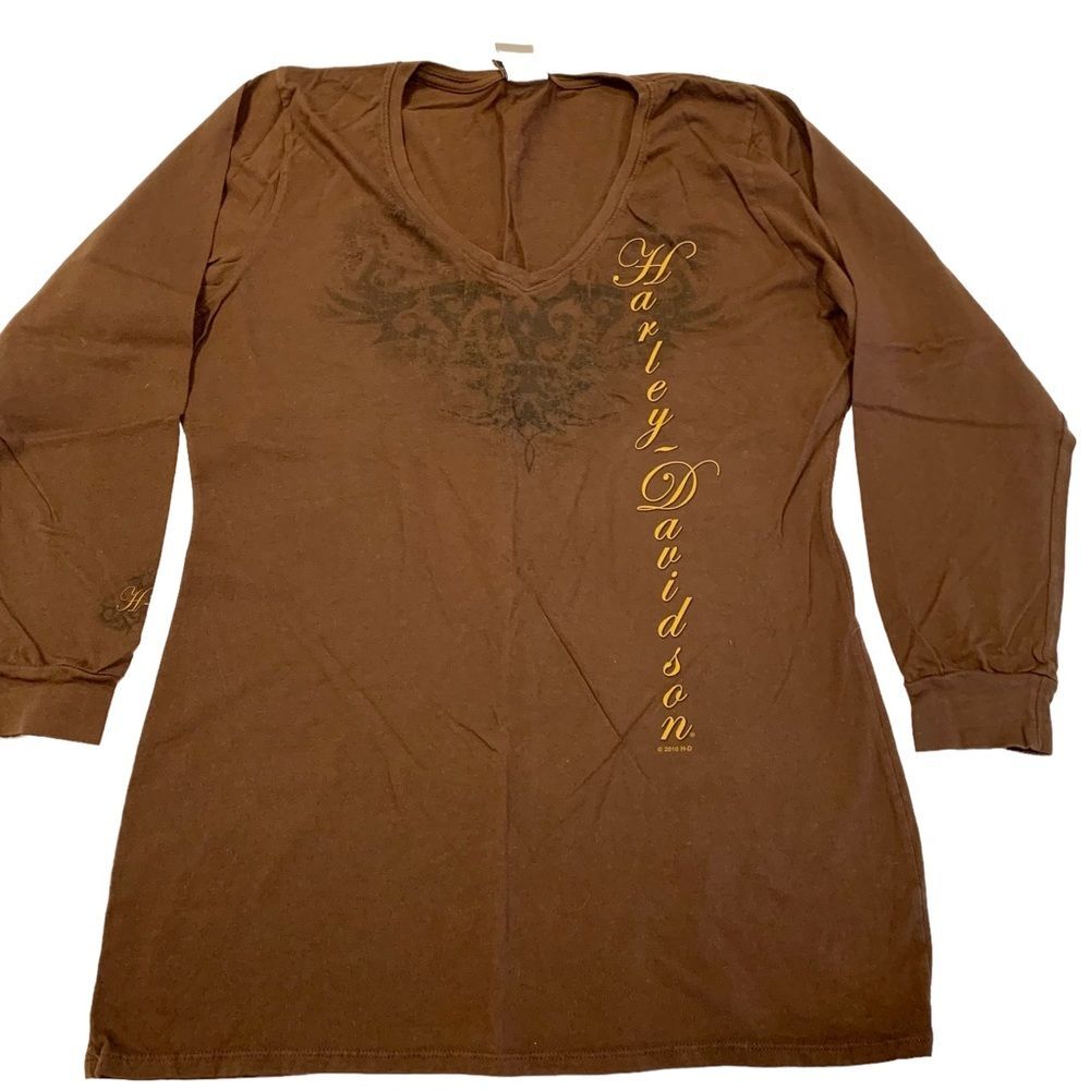 NWOT Harley-Davidson Brown Top XL‎